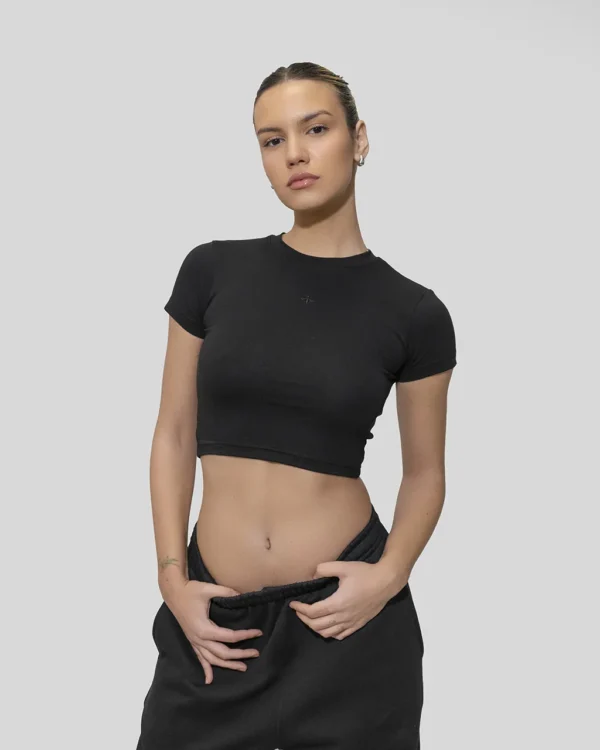 CORE CROP IN BLACK - Image 3