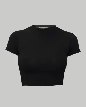 CORE CROP IN BLACK