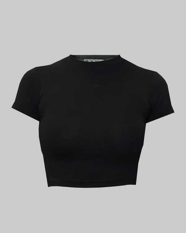 CORE CROP IN BLACK