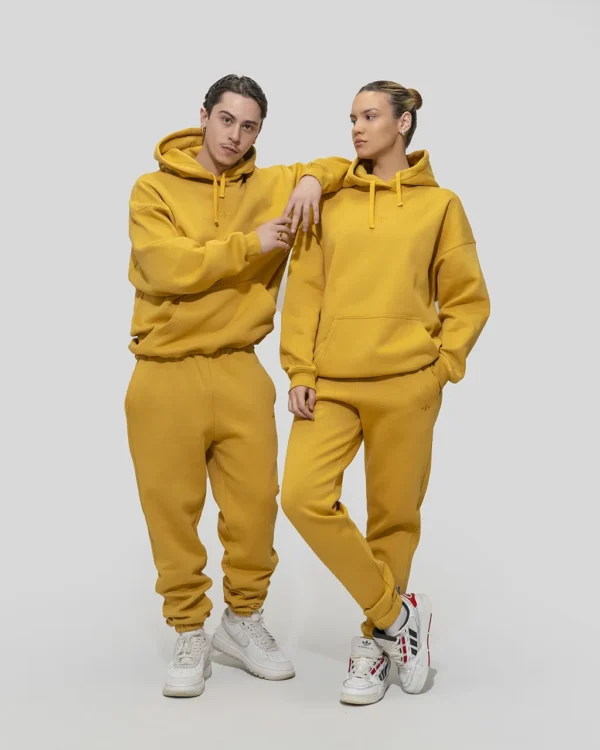 CORE HOODIE IN MUSTARD - Image 2