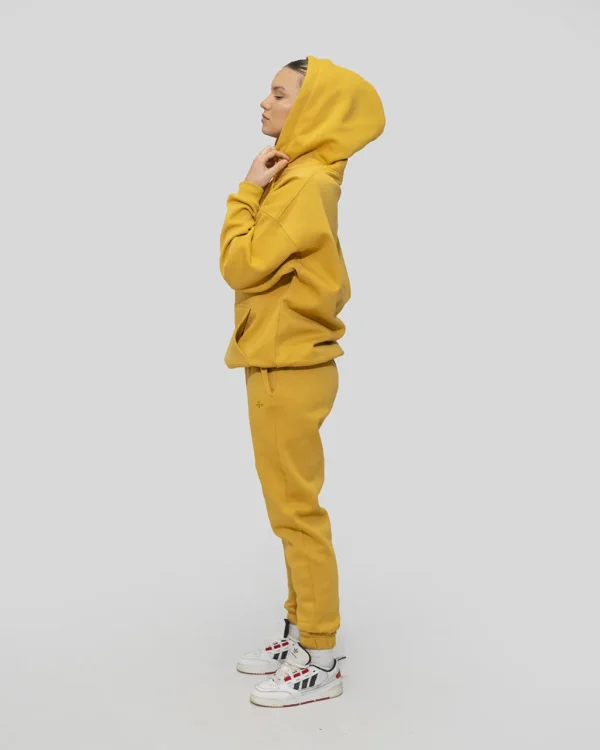CORE HOODIE IN MUSTARD - Image 3