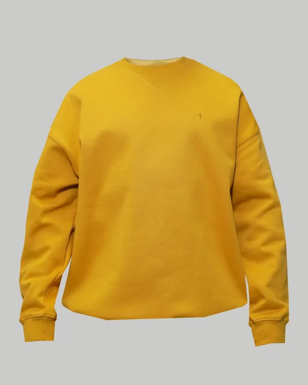 CORE SWEATSHIRT IN MUSTARD