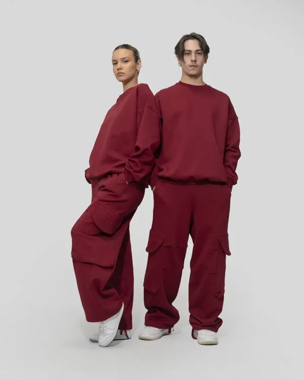 CORE SWEATSHIRT IN BORDO - Image 2