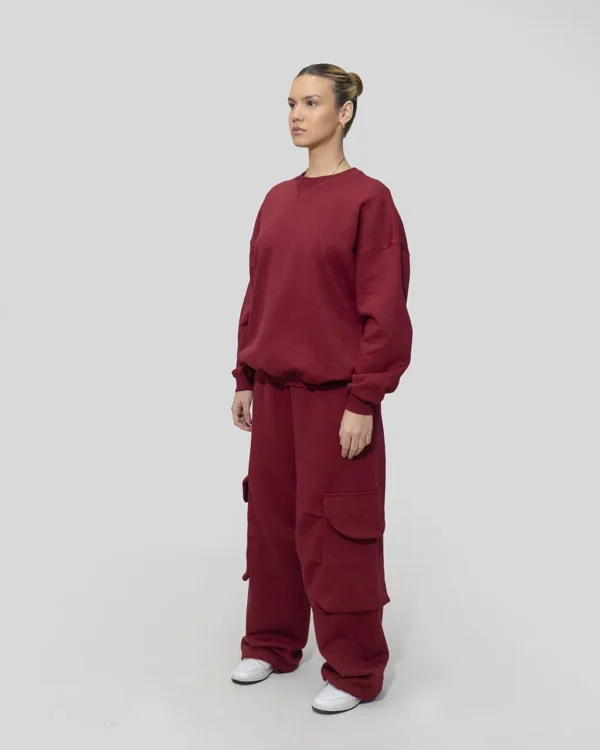 CORE SWEATSHIRT IN BORDO - Image 3