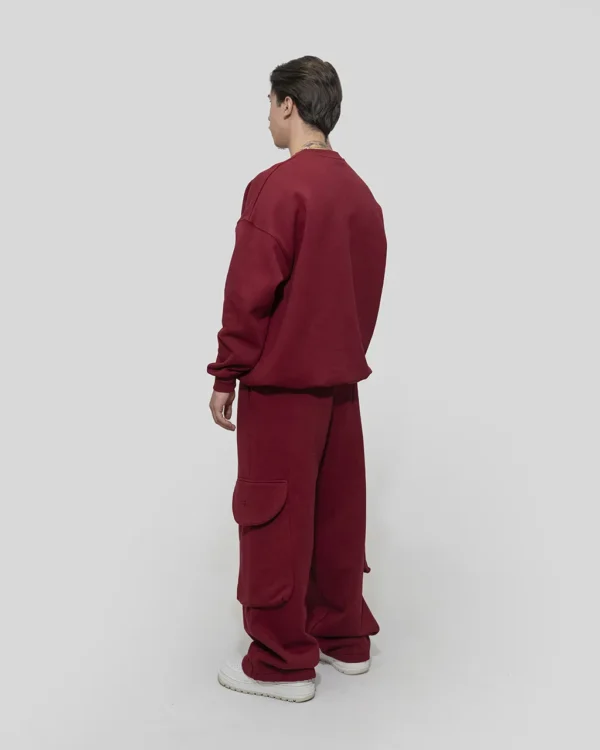 CORE SWEATSHIRT IN BORDO - Image 5