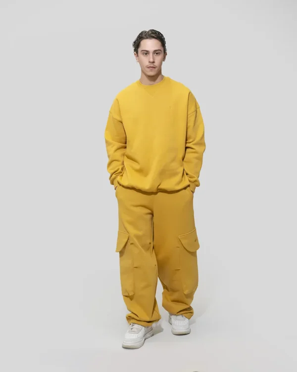 CORE SWEATSHIRT IN MUSTARD - Image 3