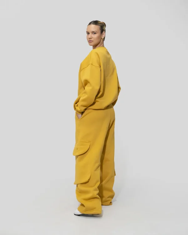 CORE SWEATSHIRT IN MUSTARD - Image 4