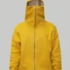 CORE ZIPPING HOODIE IN MUSTARD