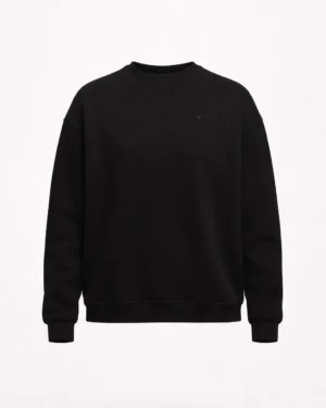 CORE SWEATSHIRT IN DEEP BLACK