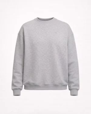 CORE SWEATSHIRT IN LIGHT GREY