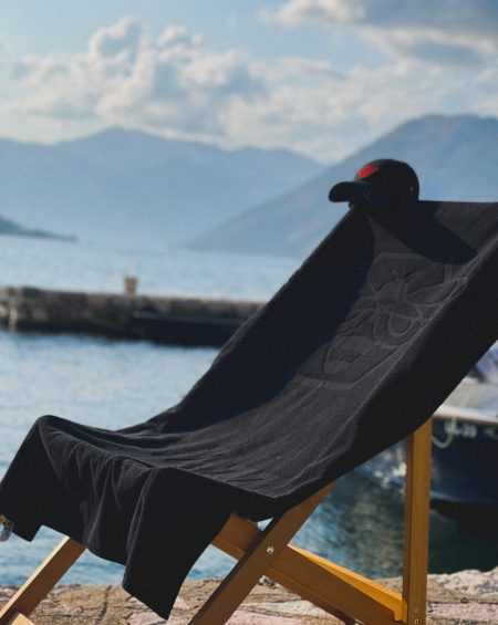 Black Oversized beach Towel 90×160 cm 1 Black Oversized beach Towel 90x160 cm 1