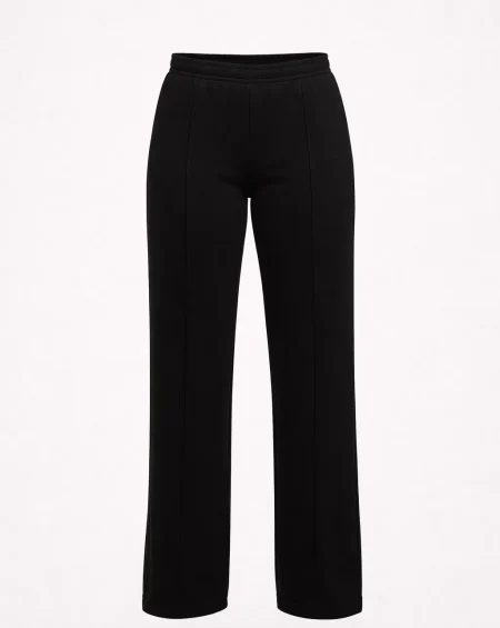 CORE STRAIGHT LEG PANTS IN DEEP BLACK