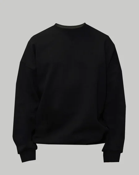 CORE SWEARSHIRT IN BLACK CORE SWEARSHIRT IN BLACK