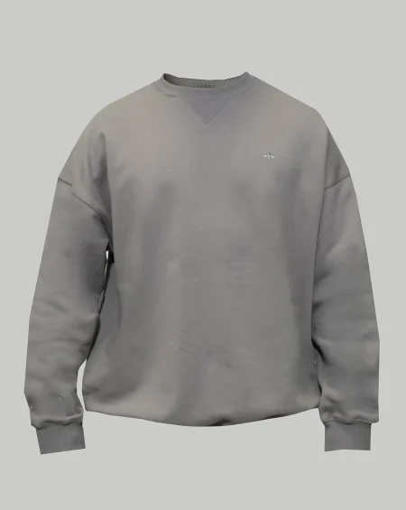 CORE SWEARSHIRT IN GREY CORE SWEARSHIRT IN GREY