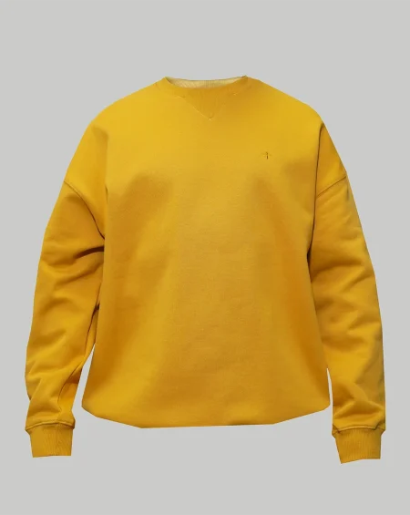 CORE SWEARSHIRT IN MUSTARD CORE SWEARSHIRT IN MUSTARD