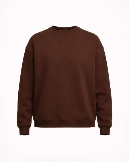 CORE SWEATSHIRT IN BROWN