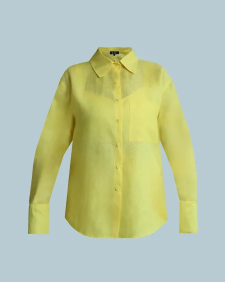 LINEN ROOTS SHIRT IN YELLOW LINEN ROOTS SHIRT IN YELLOW